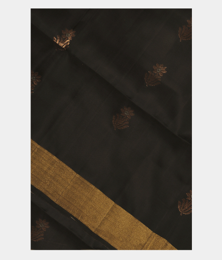 Black Soft Silk Saree T243166-image