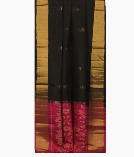 Black Soft Silk Saree T2431662