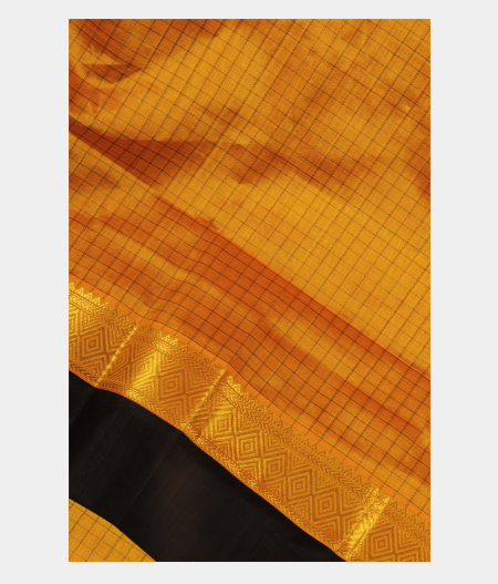 Yellow Silk Cotton SareeT238099-image