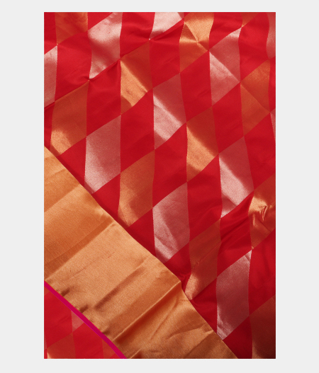 Red Soft Silk Saree T244983-image