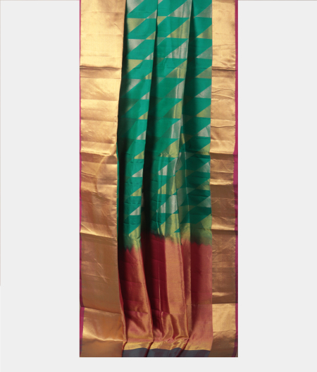 Green Soft Silk Saree T2449852