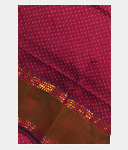 Purple Silk Cotton Saree T238173-image