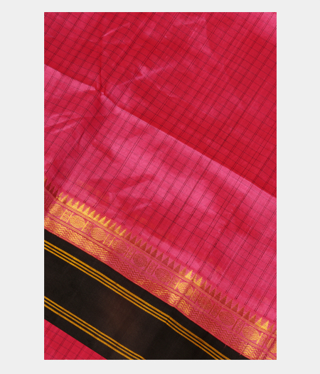 Pink Silk Cotton Saree T238098-image