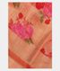 Peach Tussar Printed Saree LA71961