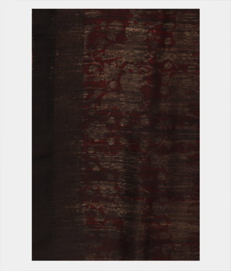 Red Tussar Printed Saree T440713