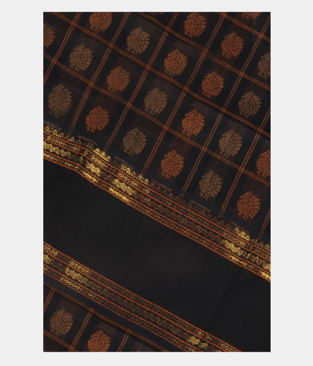 Black  Silk Cotton SareeT238161-image