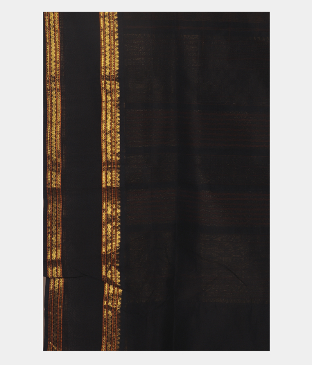 Black  Silk Cotton SareeT2381613