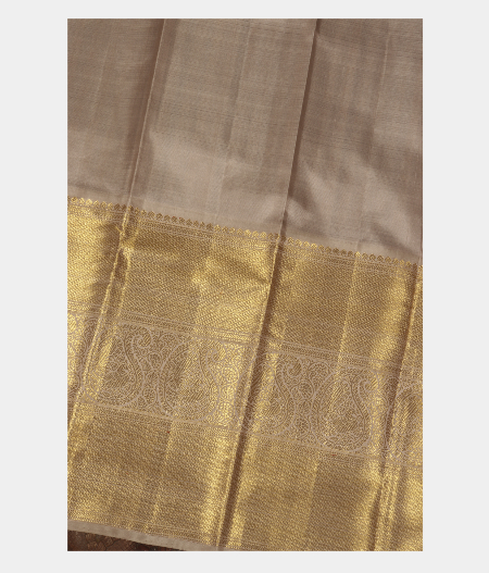 Navy Blue Handwoven Kanjivaram Silk Pavadai T2478702