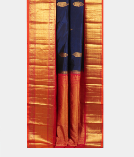 Blue Handwoven Kanjivaram Silk Saree T2500502
