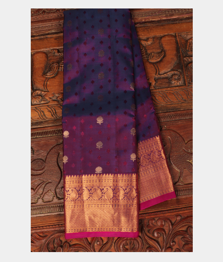 Purple Soft Silk Saree T253452-image