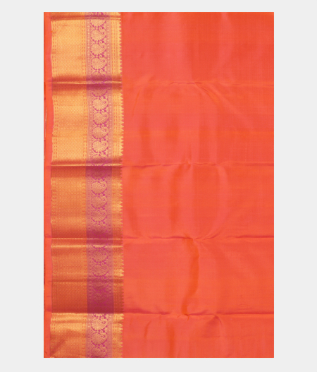 Peach Soft Silk Saree T2412683