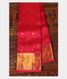 Reddish Pink Soft Silk Saree T2204251