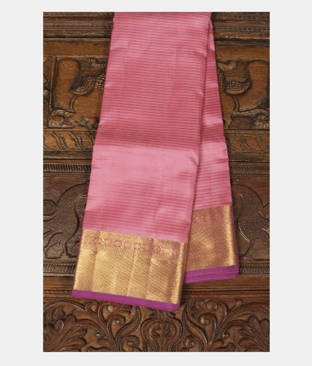 Onion Pink Soft Silk Saree T243612-image