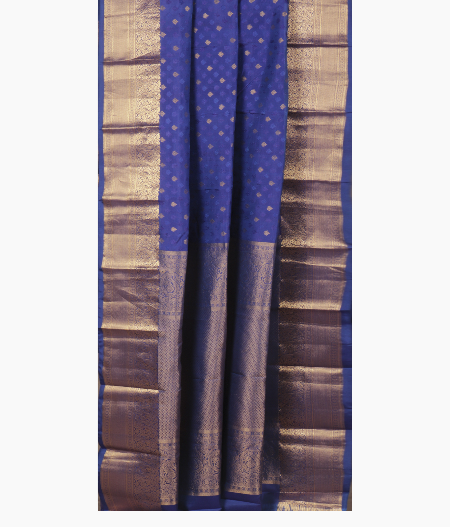 Blue Soft Silk Saree T2535882