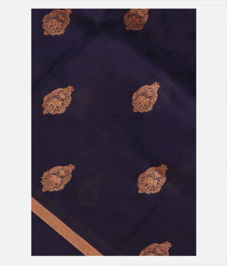 Blue Banaras Organza Saree T206930-image