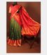 Green Handwoven Kanjivaram Silk Pavadai and Red Dupatta T2532981