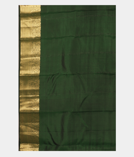 Bottle Green Soft Silk Saree T2535873