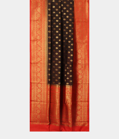 Black Banaras Tussar Saree T2369512