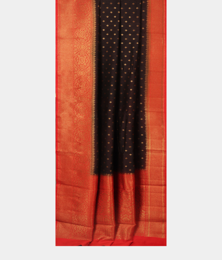 Black Banaras Tussar Saree T2503742