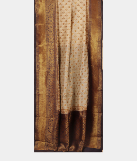 Off-White Banaras Tussar Saree T2503842