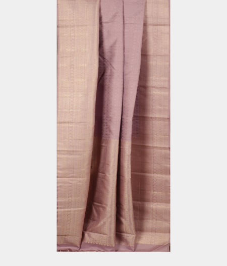 Lavender Handwoven Kanjivaram Silk Saree T2538822