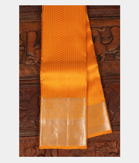 Yellow Handwoven Kanjivaram Silk Saree T244570-image