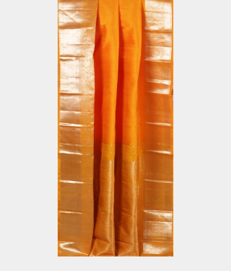 Yellow Handwoven Kanjivaram Silk Saree T2445702
