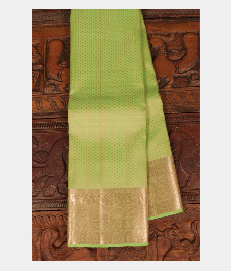 Green Handwoven Kanjivaram Silk Saree T253465-image