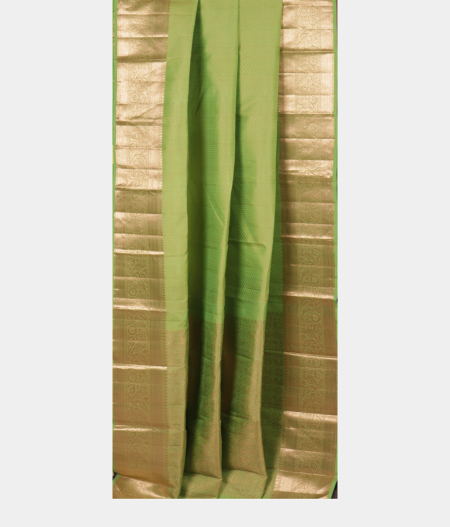 Green Handwoven Kanjivaram Silk Saree T2534652