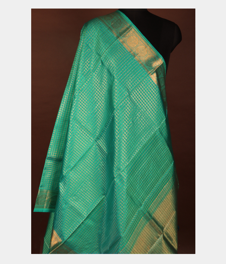 Blue Kanjivaram Silk Dupatta T1270282