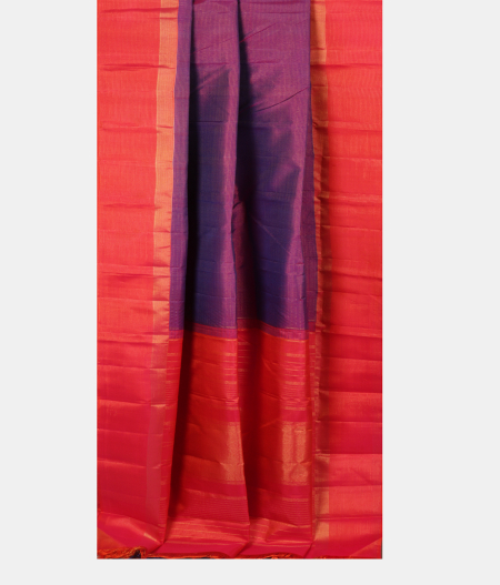 Purple Handwoven Kanjivaram Silk Saree T2539002