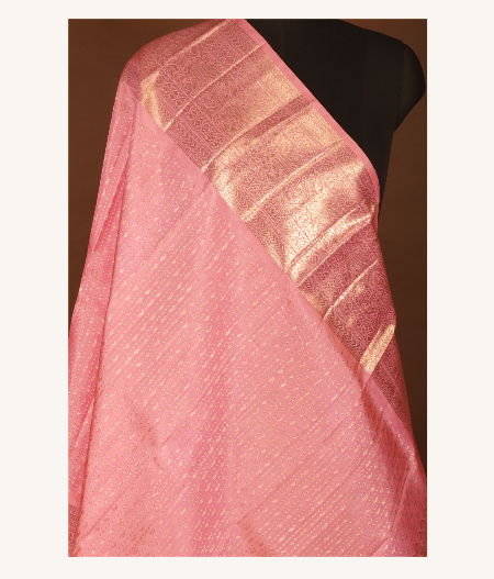 Pink Kanjivaram Silk Dupatta T253339-image