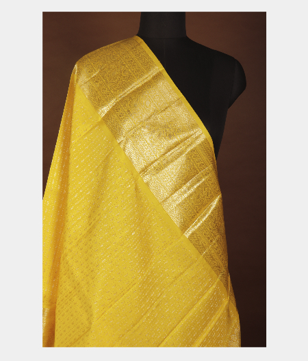 Yellow Kanjivaram Silk Dupatta T215089-image
