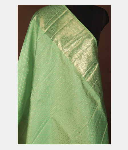 Green Kanjivaram Silk Dupatta T253270-image