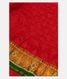 Red Bandhani Patola Silk Saree T2546681