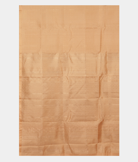 Cream Handwoven Kanjivaram Silk Saree T2507364