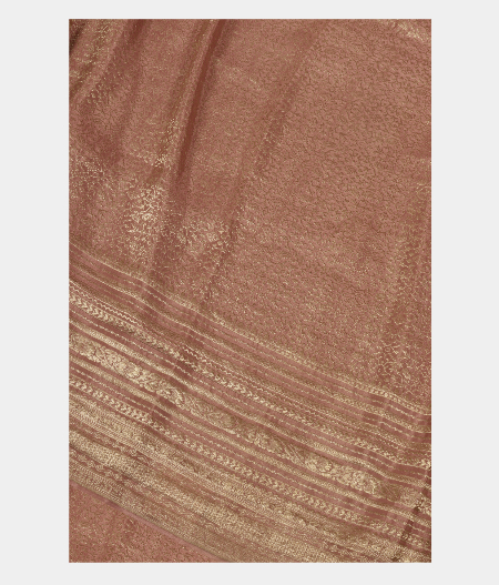 Onion Pink Crepe Silk Saree T249379-image