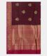 Purple Banaras Organza Saree T2364224
