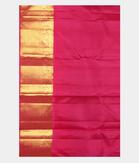 Peacock Blue Handwoven Kanjivaram Silk Saree T2533563