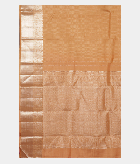 Beige Handwoven Kanjivaram Silk Saree T2445684
