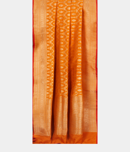 Yellow Banaras Silk Saree T2547582