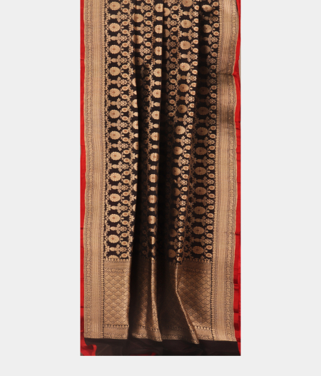 Black Banaras Silk Saree T2547472