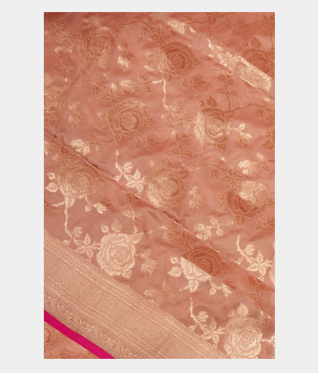 Pink Banaras Silk Saree T254750-image
