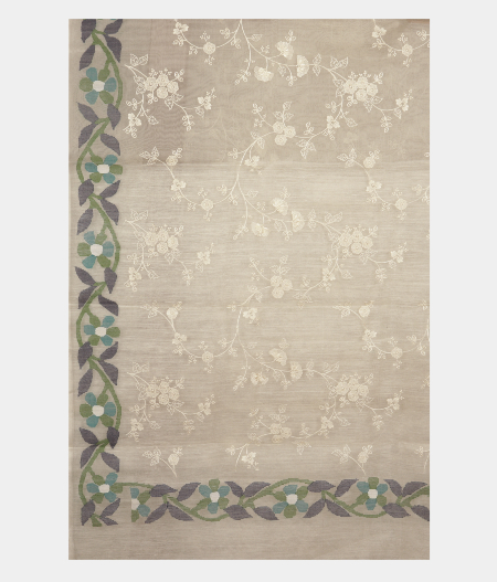  White Muslin Saree T2409404