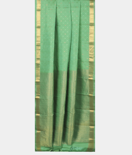 Green Soft Silk Saree T2379812