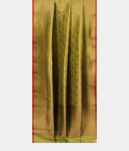 Green Banaras Silk Saree T2541802