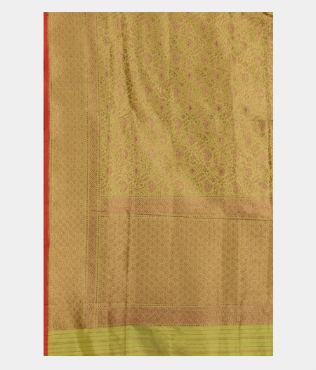 Green Banaras Silk Saree T2541804