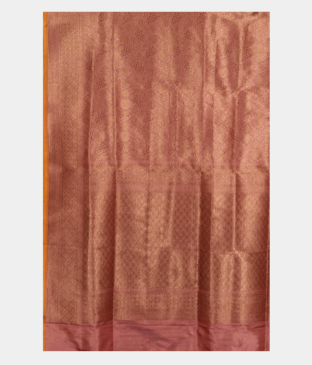 Onion Pink Banaras Silk Saree T2541924