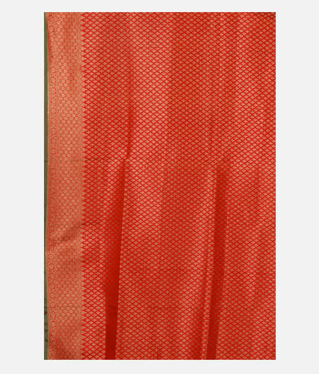 Red Banaras Silk Saree T2541093