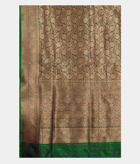 Green Banaras Silk Saree T2541904